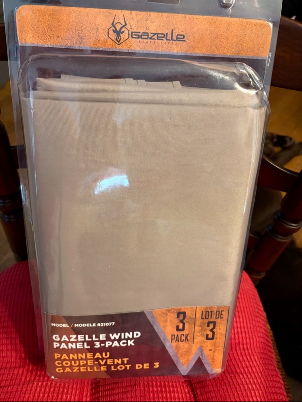Wind Panel 3-Pack Curtain Panels in Beige Gazelle
